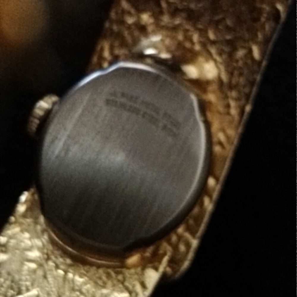 Vintage Art Nuevo Empire 17 Jewels Gold tone 70's Hidden Hinged Bracelet Watch - Picture 5 of 6